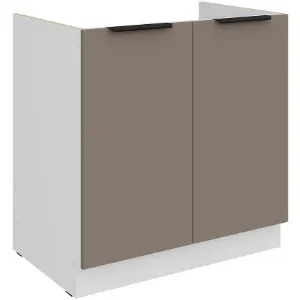 Obrazek Szafka Kuchenna Aria-Ta/Wh Anti Fingerprint 80zl 2f Bb