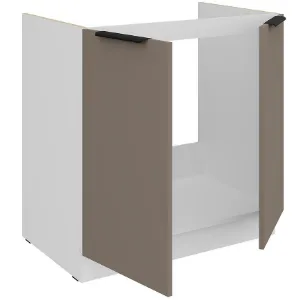 Obrazek Szafka Kuchenna Aria-Ta/Wh Anti Fingerprint 80zl 2f Bb