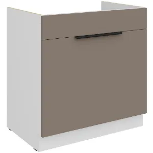 Obrazek Szafka Kuchenna Aria-Ta/Wh Anti Fingerprint 80zl 1s Bb