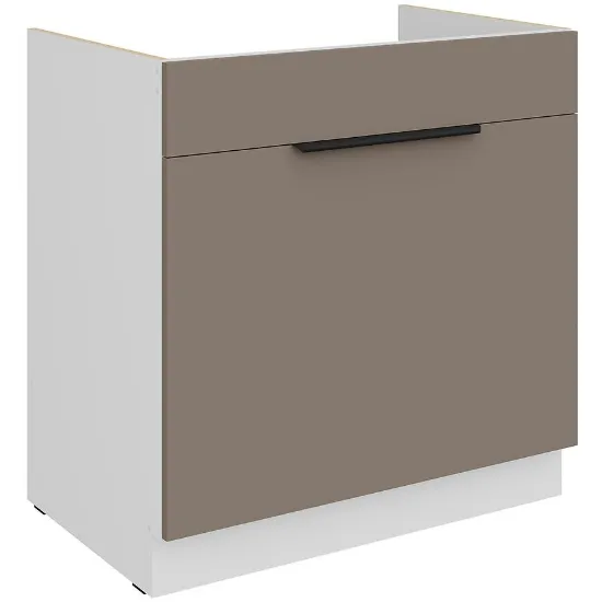 Obrazek Szafka Kuchenna Aria-Ta/Wh Anti Fingerprint 80zl 1s Bb