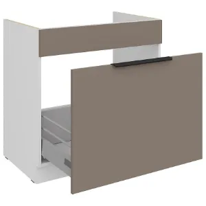 Obrazek Szafka Kuchenna Aria-Ta/Wh Anti Fingerprint 80zl 1s Bb