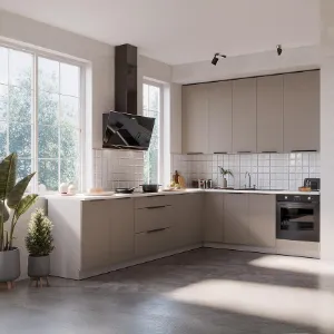 Obrazek Szafka Kuchenna Aria-Ta/Wh Anti Fingerprint 80d 3s Bb