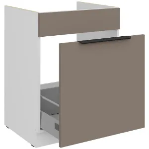 Obrazek Szafka Kuchenna Aria-Ta/Wh Anti Fingerprint 60zl 1s Bb