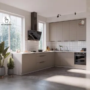 Obrazek Szafka Kuchenna Aria-Ta/Wh Anti Fingerprint 60d 1f Bb