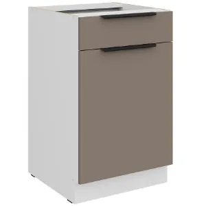 Obrazek Szafka Kuchenna Aria-Ta/Wh Anti Fingerprint 50d 1f 1s Bb