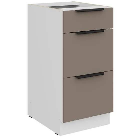 Obrazek Szafka Kuchenna Aria-Ta/Wh Anti Fingerprint 40d 3s Bb