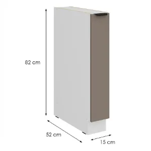 Obrazek Szafka Kuchenna Aria-Ta/Wh Anti Fingerprint 15d Cargo Bb