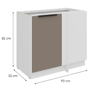 Obrazek Szafka Kuchenna Aria-Ta/Wh Anti Fingerprint 105 Nd 1f Bb