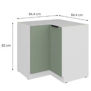 Obrazek Szafka Kuchenna Aria-Sa/Wh Anti Fingerprint 90x90 Dn 2f Bb