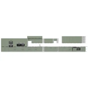 Obrazek Szafka Kuchenna Aria-Sa/Wh Anti Fingerprint 90x90 Dn 2f Bb