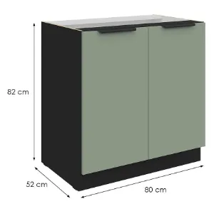 Obrazek Szafka Kuchenna Aria-Sa/Bl Anti Fingerprint 80d 2f Bb