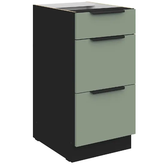 Obrazek Szafka Kuchenna Aria-Sa/Bl Anti Fingerprint 40d 3s Bb