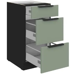 Obrazek Szafka Kuchenna Aria-Sa/Bl Anti Fingerprint 40d 3s Bb