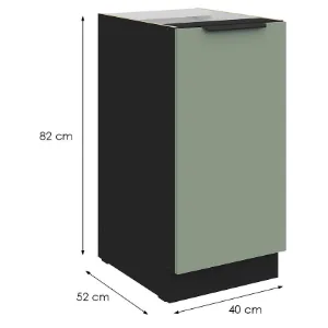 Obrazek Szafka Kuchenna Aria-Sa/Bl Anti Fingerprint 40d 1f Bb