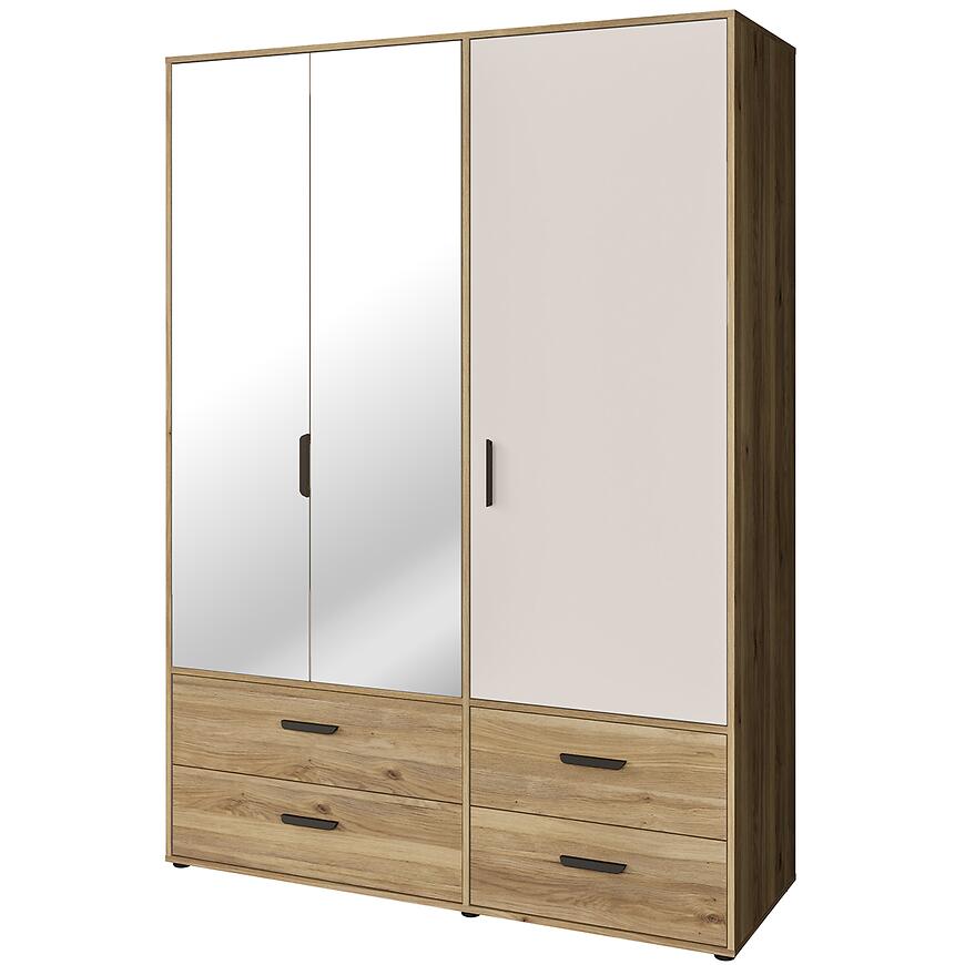 Szafa Mokkaro Moks838-M802 1d2lud4sz Piaskowy/Dąb Mauvella