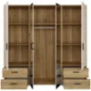 Obrazek Szafa Mokkaro  Moks845-M802  2d2lud4sz Piaskowy/Dąb Mauvella