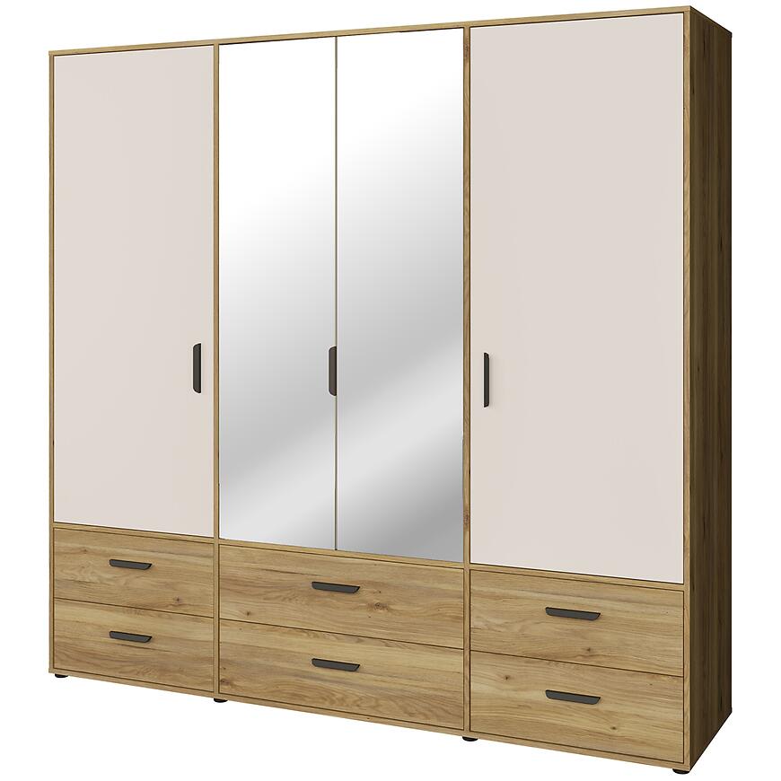 Szafa Mokkaro Moks846-M802 2d2lud6sz Piaskowy/Dąb Mauvella