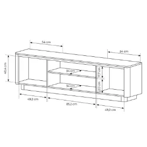Obrazek Szafka RTV Torro E 200 3d Dąb Cremona