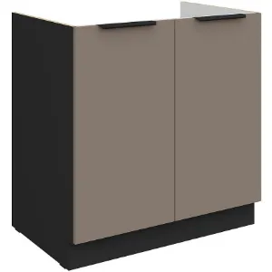 Obrazek Szafka Kuchenna Aria-Ta/Bl Anti Fingerprint 80zl 2f Bb