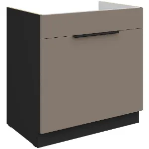 Obrazek Szafka Kuchenna Aria-Ta/Bl Anti Fingerprint 80zl 1s Bb