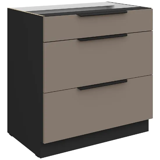 Obrazek Szafka Kuchenna Aria-Ta/Bl Anti Fingerprint 80d 3s Bb