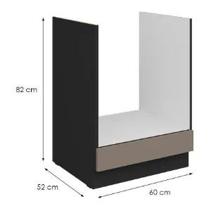 Obrazek Szafka Kuchenna Aria-Ta/Bl Anti Fingerprint 60dg Bb