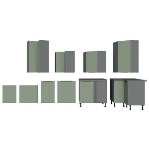 Obrazek Szafka Kuchenna Aria-Sa/Ant Anti Fingerprint 60dg Bb