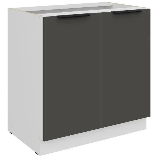 Obrazek Szafka Kuchenna Aria-Gr/Wh Anti Fingerprint 80d 2f Bb