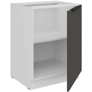 Obrazek Szafka Kuchenna Aria-Gr/Wh Anti Fingerprint 60d 1f Bb