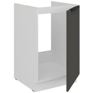 Obrazek Szafka Kuchenna Aria-Gr/Wh Anti Fingerprint 50zl 1f Bb