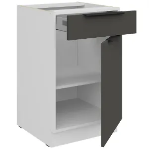 Obrazek Szafka Kuchenna Aria-Gr/Wh Anti Fingerprint 50d 1f 1s Bb