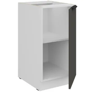 Obrazek Szafka Kuchenna Aria-Gr/Wh Anti Fingerprint 40d 1f Bb