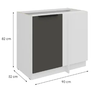Obrazek Szafka Kuchenna Aria-Gr/Wh Anti Fingerprint 105 Nd 1f Bb