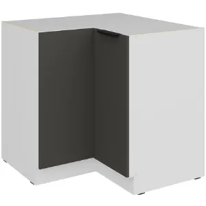 Obrazek Szafka Kuchenna Aria-Gr/Wh Anti Fingerprint 90x90 Dn 2f Bb