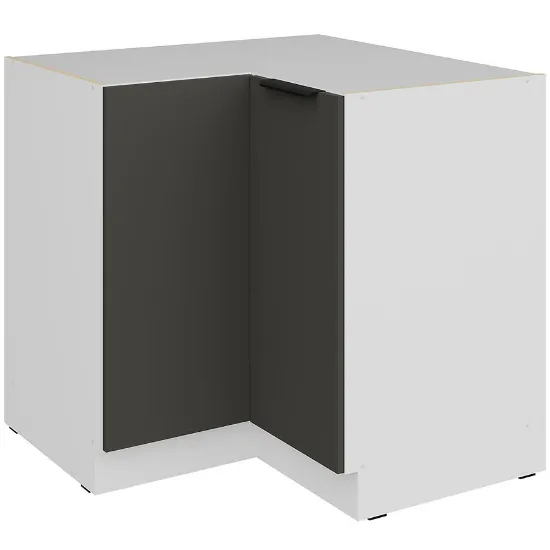 Obrazek Szafka Kuchenna Aria-Gr/Wh Anti Fingerprint 90x90 Dn 2f Bb