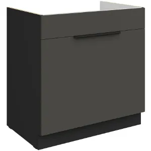 Obrazek Szafka Kuchenna Aria-Gr/Bl Anti Fingerprint 80zl 1s Bb