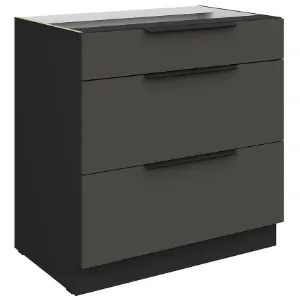 Obrazek Szafka Kuchenna Aria-Gr/Bl Anti Fingerprint 80d 3s Bb