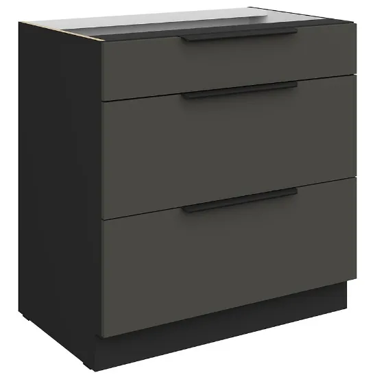 Obrazek Szafka Kuchenna Aria-Gr/Bl Anti Fingerprint 80d 3s Bb