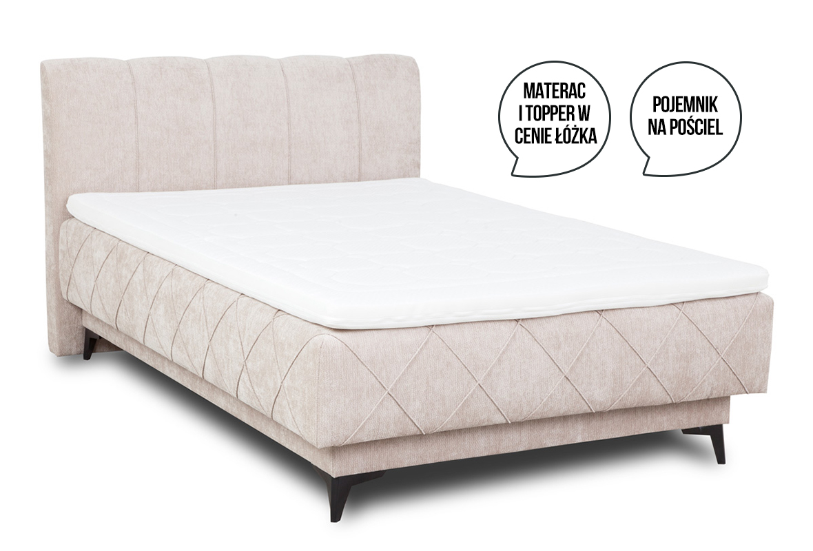 Łóżko tapicerowane Melody 140x200 cm