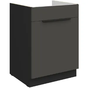 Obrazek Szafka Kuchenna Aria-Gr/Bl Anti Fingerprint 60zl 1s Bb