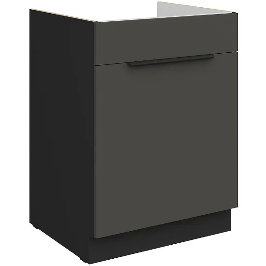 Obrazek Szafka Kuchenna Aria-Gr/Bl Anti Fingerprint 60zl 1s Bb