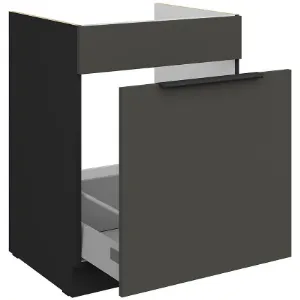Obrazek Szafka Kuchenna Aria-Gr/Bl Anti Fingerprint 60zl 1s Bb