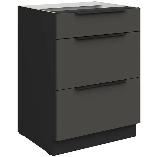 Obrazek Szafka Kuchenna Aria-Gr/Bl Anti Fingerprint 60d 3s Bb