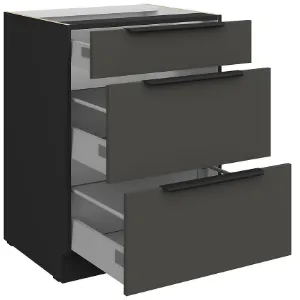 Obrazek Szafka Kuchenna Aria-Gr/Bl Anti Fingerprint 60d 3s Bb