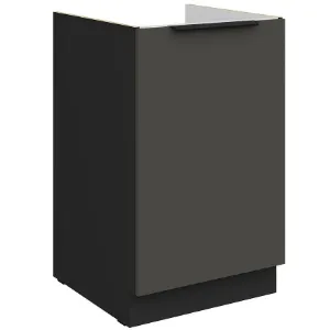 Obrazek Szafka Kuchenna Aria-Gr/Bl Anti Fingerprint 50zl 1f Bb