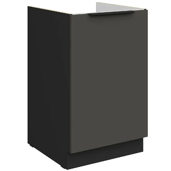 Obrazek Szafka Kuchenna Aria-Gr/Bl Anti Fingerprint 50zl 1f Bb