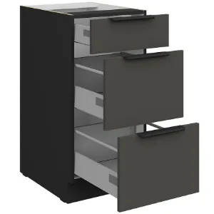 Obrazek Szafka Kuchenna Aria-Gr/Bl Anti Fingerprint 40d 3s Bb