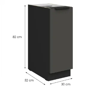 Obrazek Szafka Kuchenna Aria-Gr/Bl Anti Fingerprint 30d Cargo Bb