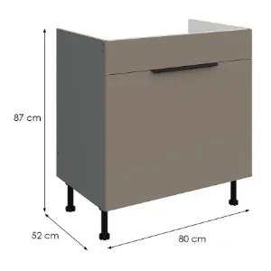 Obrazek Szafka Kuchenna Aria-Ta/Ant Anti Fingerprint 80zl 1s Bb