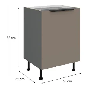 Obrazek Szafka Kuchenna Aria-Ta/Ant Anti Fingerprint 60d 1f Bb